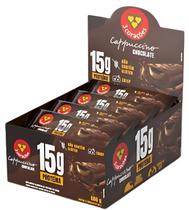 Barra De Proteína Cappuccino Chocolate 3corações 12 Un De 50g