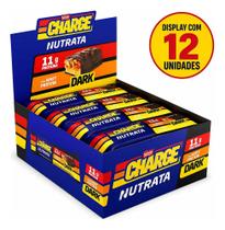 Barra de Proteína Charge Dark Nutrata 45g 12 Unidades Whey Protein Caramelo Amendoim Chocolate Meio Amargo Barra de Proteína Charge Dark Nutrata 45g 12 Unidades Whey Protein Caramelo Amendoim Chocolate Meio Amargo