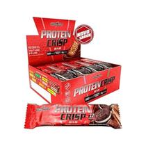 Barra De Proteína Crip Bar Sabor Cookies and Cream Com 12 Unidades integralmedica Barra De Proteína Crip Bar Sabor Cookies and Cream Com 12 Unidades integralmedica
