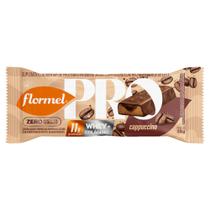 Barra de Proteína Flormel Pro Whey mais Colágeno 11g de Proteína Cappuccino Recheio Doce de Leite 35g