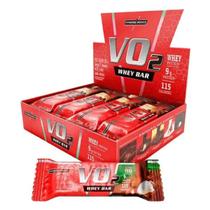 Barra de Proteina Integral.M Vo2 Whey Bar Coco 30g 12 Unidades
