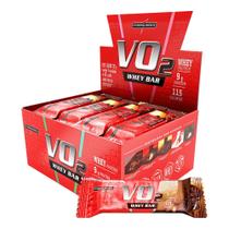 Barra de Proteína Integralmedica VO2 Whey Bar Chocolate 360g 12 unidades