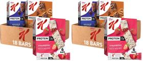 Barra de Proteína Kellogg's Special K - Pacote com 18 Unidades Sortidas Barra de Proteína Kellogg's Special K - Pacote com 18 Unidades Sortidas