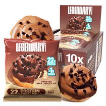 Barra de Proteína Legendary Foods Sabor Rollito de Canela 10 Unidades Barra de Proteína Legendary Foods Sabor Rollito de Canela 10 Unidades