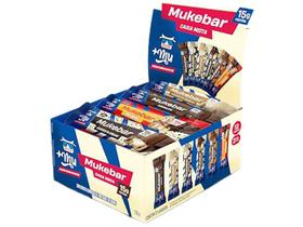Barra de Proteína Mais Mu Mukebar Sabor Mista 15g de Proteína Zero Açúcar Display 12 Unidades