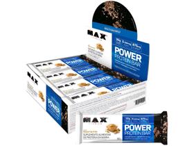 Barra de Proteína Max Titanium Power Protein Bar - Peanut Butter 90g 8 Unidades Barra de Proteína Max Titanium Power Protein Bar - Peanut Butter 90g 8 Unidades