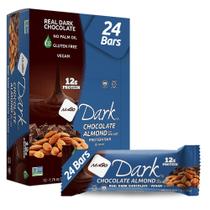 Barra de proteína NuGo Chocolate Amargo Amêndoa com Sal Marinho 12g x24