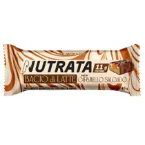 Barra de Proteína Nutrata Bacio Di Latte Sabor Caramelo Salgado com 11g de Proteína 45g