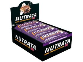 Barra de Proteína Nutrata Dark Caramel Protein 45g 12 Unidades