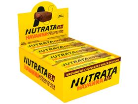 Barra de Proteína Nutrata Havanna Brownie de Chocolate e Dulce de Leche 40g 12 Unidades