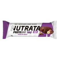 Barra de Proteína Nutrata Proto Bar Sabor Avelã Whey Sabor Creme de Avelã com 19g de Proteína 70g
