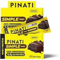 Barra De Proteína Pinati Simple Whey Chocolate Belga 16X35g