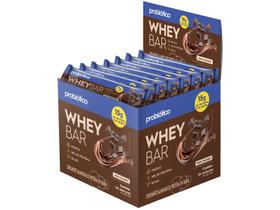 Barra de Proteína Probiótica Whey Bar Chocolate - Ligth 24 Unidades 40g Cada