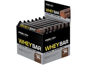 Barra de Proteína Probiótica Whey Bar Chocolate - Ligth 24 Unidades 40g Cada