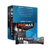 Barra de proteína Promax Cookies 'n Cream Flavor 20g de alto teor de proteína