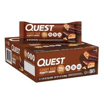 Barra de Proteína Quest Sabor Caramelo com Amendoim 15 g de Proteína 12 Unidades Barra de Proteína Quest Sabor Caramelo com Amendoim 15 g de Proteína 12 Unidades