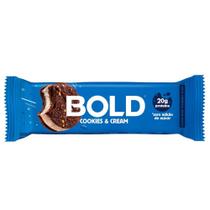 Barra de Proteína Sabor Cookies & Cream Sem Açúcar Bold 60g
