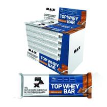 Barra De Proteína Top Whey Bar Doce De Leite 12 Unidades Max