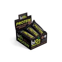 Barra de Proteína Vegana Cacau e Pasta de Amendoim biO2 Cx 12 un