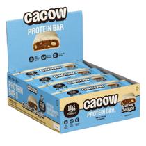 Barra de Proteina Vegana Cacow Coffe Delight 12 unidades 40g - Barra de Proteina Vegana Cacow Coffe Delight 12 unidades 40g -