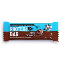 Barra de Proteína Vegana Protein Bar Cacow Sabor Triple Chocolate com 13g de Proteína 40g