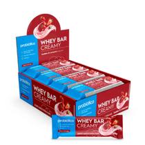 Barra De Proteína Whey Bar Creamy (Caixa c/ 12un de 38g) Probiótica - Barra De Proteína Whey Bar Creamy (Caixa c/ 12un de 38g) Probiótica -