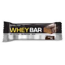 Barra de Proteína Whey Bar Probiótica Sabor Chocolate com BCAA e 16g de Proteína 40g