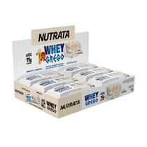 Barra De Proteína Whey Grego Bar Nutrata Caixa 12 Unidades