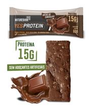 Barra de proteina yes protein chocolate naturebar 15g proteina (unidade)