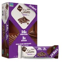Barra de proteínas NuGo Slim Espresso de Chocolate Amargo 16g Vegan x24