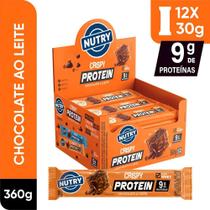 Barra De Proteínas Nutry Crispy Protein Chocolate Ao Leite 1