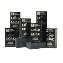 Barra de sabonete Duke Cannon Big Lump of Coal 300 ml, pacote com 6 unidades masculinas Barra de sabonete Duke Cannon Big Lump of Coal 300 ml, pacote com 6 unidades masculinas