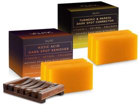 Barra de sabonete VALITIC Papaya & Turmeric Kojic Acid Dark Spot 4x Barra de sabonete VALITIC Papaya & Turmeric Kojic Acid Dark Spot 4x