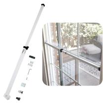 Barra de segurança para porta deslizante SECURITYMAN ajustável 19-51" branca Barra de segurança para porta deslizante SECURITYMAN ajustável 19-51" branca
