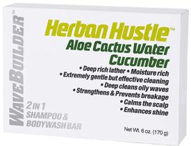 Barra de Shampoo e Sabonete Líquido Wavebuilder Herban Hustle Aloe