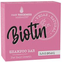 Barra de shampoo, maximiza a espessura do cabelo, biotina, crescimento do cabelo