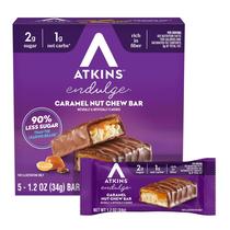 Barra de Snack Atkins Endulge Caramelo com Nozes 5 Unidades Barra de Snack Atkins Endulge Caramelo com Nozes 5 Unidades