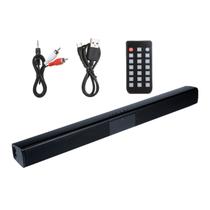 Barra de Som com Subwoofer Embutido - Bluetooth, Multi-Entrada e Áudio Potente