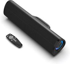 Barra de som Jierben Bluetooth 3D com iluminação RGB ARC/AUX Barra de som Jierben Bluetooth 3D com iluminação RGB ARC/AUX