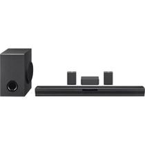 Barra de som LG SQC4R 4.1 Ch com subwoofer sem fio e alto-falantes traseiros Barra de som LG SQC4R 4.1 Ch com subwoofer sem fio e alto-falantes traseiros