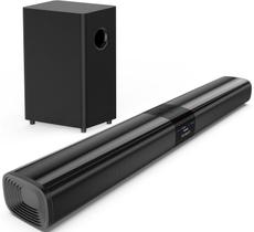 Barra de som Saiyin com subwoofer de 13,34 cm de 100 W para Smart TV Barra de som Saiyin com subwoofer de 13,34 cm de 100 W para Smart TV