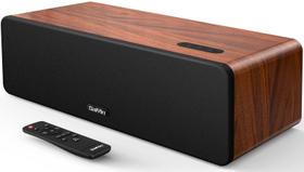 Barra de som Saiyin para TV de madeira de 16,5 polegadas com Bluetooth 5.0 Barra de som Saiyin para TV de madeira de 16,5 polegadas com Bluetooth 5.0