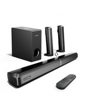 Barra de Som ULTIMEA Apollo S50 4.1 Canais 200W com Subwoofer Bluetooth 5.3