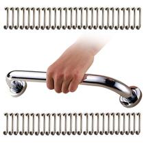 Barra de Suporte 60cm Kit 52 Uni Aço Inox Banheiro Idoso Gestante Deficiente Amputado Segurança Corrimao