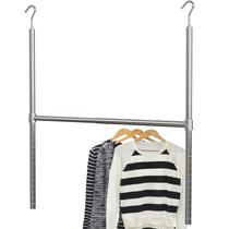 Barra de suspensão de armário, utensílios domésticos simples, ajustável, cromada Barra de suspensão de armário, utensílios domésticos simples, ajustável, cromada