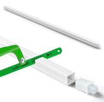 Barra de Toalha AIDIMMING 61 cm Ajustável em Plástico Branco Barra de Toalha AIDIMMING 61 cm Ajustável em Plástico Branco