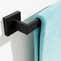 Barra de toalha Alise Bath 70cm SUS304 em aço inoxidável preto fosco Barra de toalha Alise Bath 70cm SUS304 em aço inoxidável preto fosco
