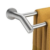 Barra de toalha dupla FORIOUS 24cm SUS304 em aço inoxidável