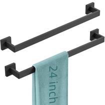 Barra de toalha FLE, banheiro, montada na parede, aço inoxidável, 60 cm, 2 unidades Barra de toalha FLE, banheiro, montada na parede, aço inoxidável, 60 cm, 2 unidades