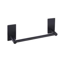 Barra de toalha KES A7000S23-BK autoadesiva 23 cm em aço SUS 304 Barra de toalha KES A7000S23-BK autoadesiva 23 cm em aço SUS 304